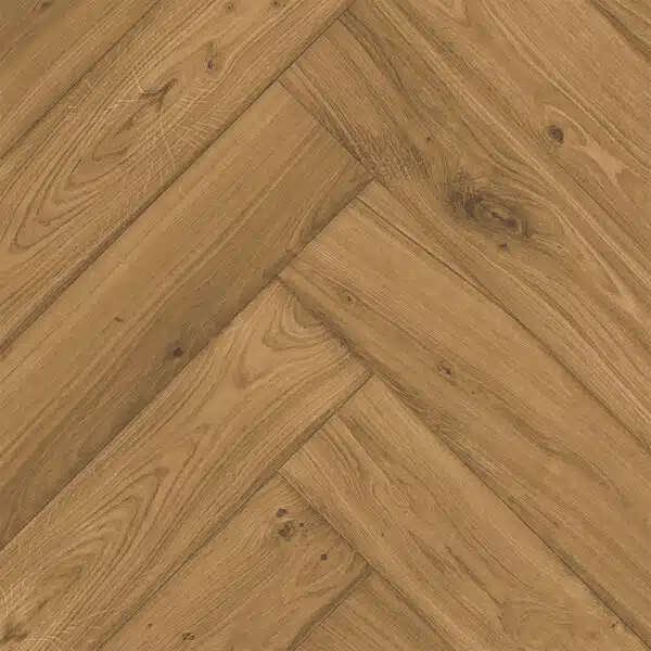 Eiken visgraat vloer van De Vloeren Kenner in de kleur Smoked Oak